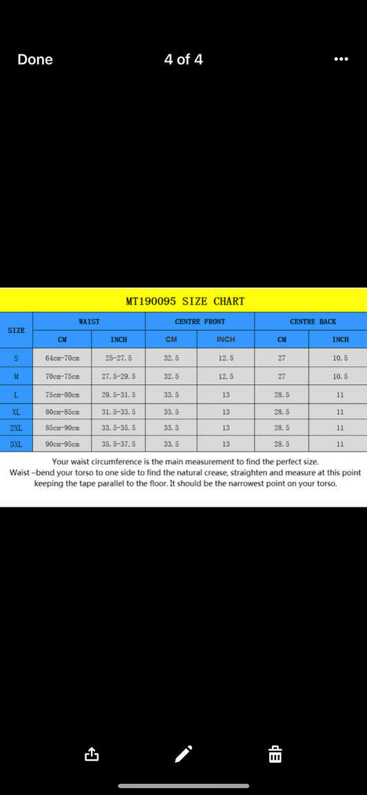 Combo te + cinturilla con broches .