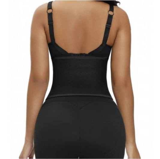 Black Neoprene Waist trainer