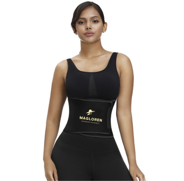 Black Neoprene Waist trainer