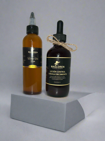 Gotero loción control caída + blooms hair serum